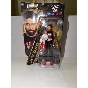 Mattel‎ WWE Main Event Champions 2025 Jey Uso Series 5 Figure with Tag Title